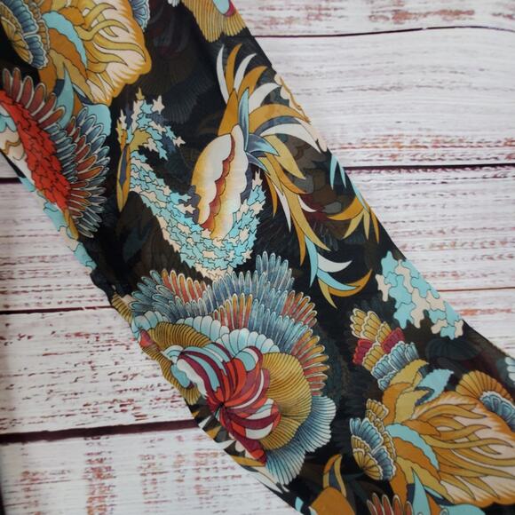 Tracy Nagoshian Black Whimsigoth Dress Sheer Floral Sleeves Fariygrunge Twee XS - Picture 4 of 14